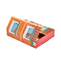 Boîte cadeau personnalisée de luxe en carton papier, fermeture magnétique à double porte, directement de l'usine