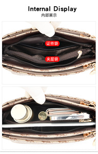 Bolsos cruzados de diseño de moda, bolsos de hombro de cuero PU de alta calidad, bolsos de mano casuales de lujo para mujer - Product Image 6