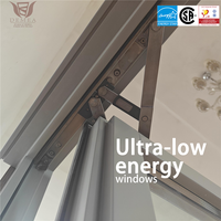 Ventanas abatibles de madera revestidas de aluminio francés DEMEA para soluciones de iluminación natural disponibles para villas