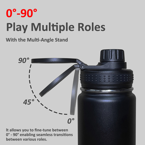 Bouteille d'eau magnétique pour le sport, support de téléphone portable, gourde isotherme avec support magnétique pour téléphone - Product Image 4