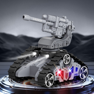 Camion Missile RC Multifonctionnel 2.4G 10 Canaux avec Tir de Bombes d'Eau, Dérapage Latéral, Pulvérisation de Brume, Marche Diagonale et Lumières LED - Product Image 1