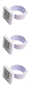 F-010 Mini Rfid Uhf <span class=keywords><strong>Abs</strong></span> Tags Lange Afstand Duif & Kip Voet <span class=keywords><strong>Ring</strong></span> Enkelband Iso 18000-2 ~ 125Khz Nfc Vogel Ringen <span class=keywords><strong>Tag</strong></span> - Product Image 4
