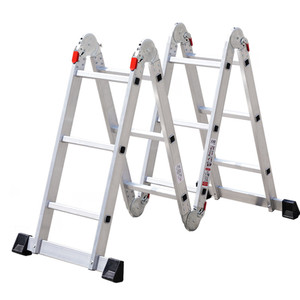 Échelle escamotable pliable domestique à prix abordable 4x3 4x4 4x5 4x6 3.6M 4.7M <span class=keywords><strong>5</strong></span>.7M 6.7M - Product Image 1