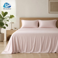Drap en viscose de bambou biologique de luxe, certifié OEKO-TEX, audité BSCI, 400TC, soyeux, respirant et résistant à l'eau, Cloudland