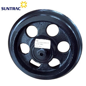 B15 Mini Graafmachine Onderwagen Front <span class=keywords><strong>Idler</strong></span> Montage Met Trekveer - Product Image 3