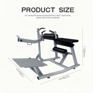 Machine à fessiers à charge libre de conception contemporaine, fabriquée en Chine, pour usage commercial en salle de sport - Product Image 1