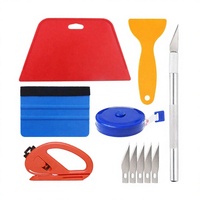 Kit d'outils de pose de vinyle DIY avec raclette, couteau de découpe, couteau artisanal, ODM OEM, remplacement de papier peint, colle pour le lissage