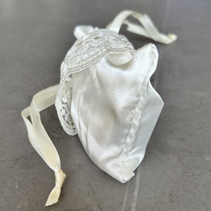 Reusable Double Lace <b>Drawstring</b> <b>Bags</b> Silk <b>Drawstring</b> <b>Bags</b> - Product Image 5
