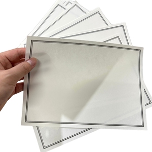 Cartes de vœux A4 sérigraphiées avec logo/design graphique personnalisé pour mariage et correspondance, notes d'amour manuscrites - Product Image 3