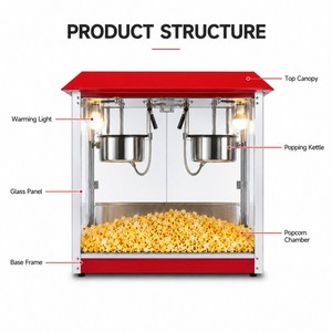 Machine à Popcorn Électrique de Bonne Qualité pour Cinéma et Restaurant, 220V, pour Boulangerie, État Neuf, Idéale pour les Snacks comme le Maïs et les Fruits - Product Image 4