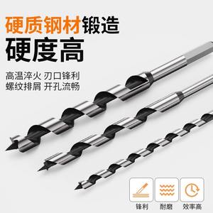 ดอกสว่านเจาะไม้แบบเกลียว สำหรับเจาะรูลึก ด้ามกลม เหล็กกล้าเงา ผิวเรียบ ใช้สำหรับงานเจาะก่ออิฐ - Product Image 5