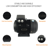 Moteur électrique triphasé à enroulement en cuivre 5.5HP 4KW pour lave-auto 1450 tr/min 380V 60Hz