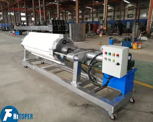 High pressure round plate filter press for clay, especially for kaolin clay, ceramic clay dewatering