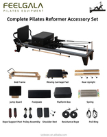 Reformer de Pilates en aluminium réglable pour la remise en forme, avec couleurs personnalisées pour studio de Pilates