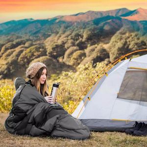 Saco de Dormir para Camping en Forma de Sobre, de Algodón Ligero y Poliéster Económico, con Logotipo Personalizado, Gran Venta - Product Image 2