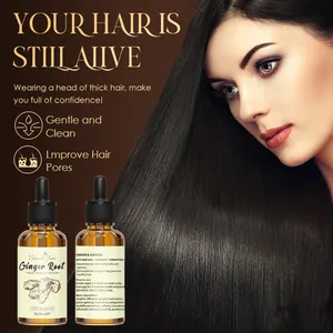 100% Natural Ingredients Ginger Extract Good Effect Hair Oil Growth Private Label For All Hair Types