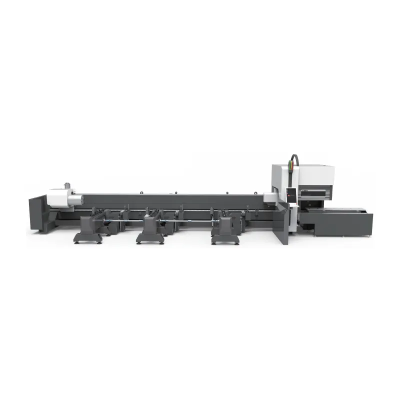 EP mesin pemotong pipa persegi rectsnular, mesin pemotong laser tabung logam diameter besar 15 sampai 450mm
