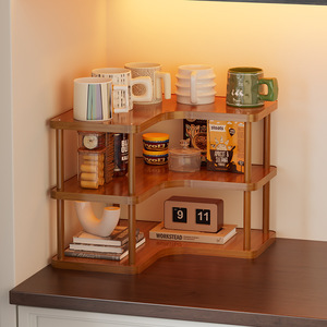 Bookshelf, <b>desktop</b> <b>shelf</b>, multi-layer storage, kitchen and household daily necessities, home goods, <b>desktop</b> bookshelf, storage - Product Image 5