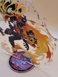 Soporte Acrílico para Juegos de Anime <span class=keywords><strong>Genshin</strong></span> <span class=keywords><strong>Impact</strong></span>, Decoración para Escritorio de Juegos, OEM ODM - Product Image 2