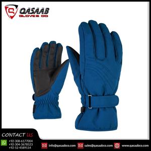 Negro-Azul Niños Invierno Niños Niñas Forro polar Cálido Nieve-Esquí Guantes impermeables - Product Image 2