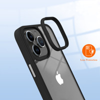 Nouvelle coque de téléphone en PC transparent de luxe 2023, design élégant, protection contre les chocs, coque de protection pour iPhone 14 Pro Max