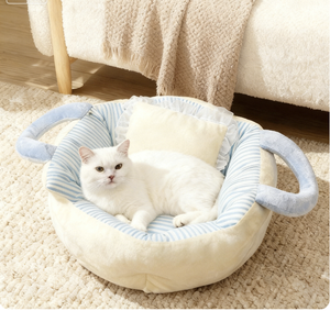 New Plus Thick Warm Pet <b>Bed</b> Double-sided Portable Deep Sleep <b>Nest</b> for Small Medium Dogs Cats - Product Image 1