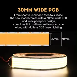 1600leds 40W/M LED Strip Light 24V 30MM PCB Width 25MM Super Bright for Museum Gallery Bright Display <strong>Background</strong> Lighting - Product Image 2