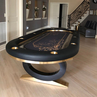 Tables de poker personnalisées de luxe Tables de poker de luxe Style noble et élégant Table de casino
