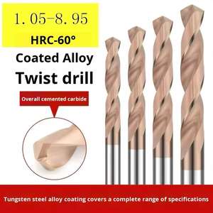 מקדחי טוויסט מסגסוגת טונגסטן קשיח במיוחד 5.5 מ\\\"מ 58, ידית ישרה 0.05, מקדח כרסום לקידוח מתכת - Product Image 2