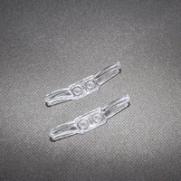 Attaches pour stores verticaux, sécurité enfant, avec connecteur de chaîne à billes intégré, crochet de chaîne de rideau pour cordon de rideau, transparent et durable