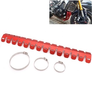Pièces d'échappement de <span class=keywords><strong>moto</strong></span>, tuyau en aluminium, déflecteur thermique, couvercle de bouclier thermique pour moteur à 2 temps, <span class=keywords><strong>moto</strong></span> tout-terrain - Product Image 1