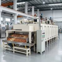 Équipement de torréfaction continue de noix en acier inoxydable avec convoyeur pour le traitement des amandes, des noix de cajou et des pistaches