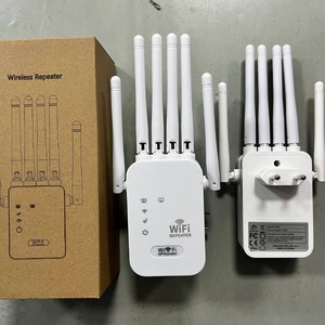 Amplificateur de signal <span class=keywords><strong>WiFi</strong></span>, répéteur, six antennes, réseau sans fil étendu, 300 Mbps, 1200 Mbps, utilisation domestique, portée de 14 m, amplificateur <span class=keywords><strong>WiFi</strong></span> - Product Image 1