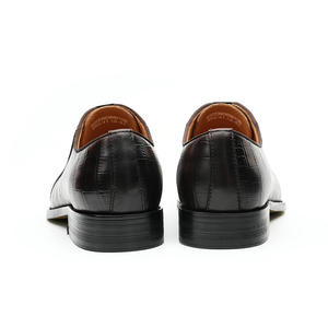 British Men's <b>Waterproof</b> Genuine Leather Oxford Handmade Wedding Formal Business Casual <b>Shoes</b> Anti-Slip Buckle Straps Evergreen - Product Image 5