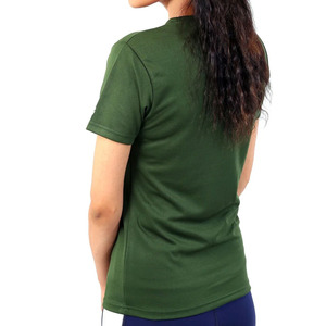 Camiseta Deportiva Ecológica para Mujer, Tejido Elástico Personalizado, Ropa Deportiva Cómoda, Marca Privada, Venta al Por Mayor - Product Image 2