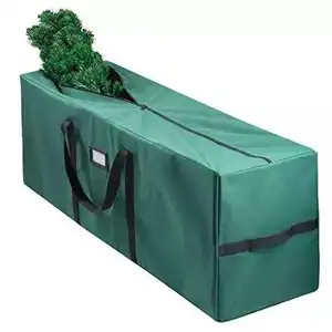 定制标志600D牛津布庭院储物袋防水耐用圣诞树花环储物