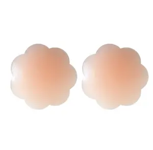 Women Silicone Breast Petals Nipple Cover Reusable Invisible Petal Adhesive Sexy Backless Bra Breast Stickers for women