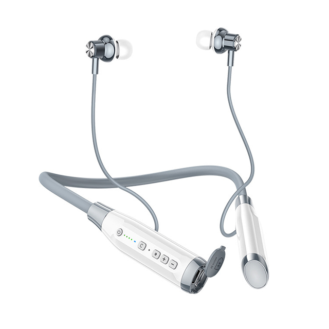 A12 Wireless Earphones Bass Stereo Neckband 100 Hour Endurance LED Battery Indicator TF Card Support Mic Sport Headset