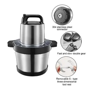 6l 10l 12l Electric Stainless Steel Yam Pounder Fufu Pounding Machine Food Processor Chopper Meat Grinder
