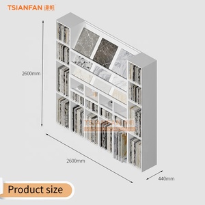 Espositore Modulare in Pietra di Alta Gamma per Sale Espositive, Grande Capacità per Esporre Campioni di Piastrelle e Marmo a Piacere - Product Image 2