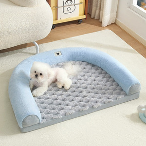 Matelas confortable, écologique, amovible et lavable pour chiens de petite et moyenne taille (Teddy, Bichon), canapé-lit et tapis pour chat - Product Image 5