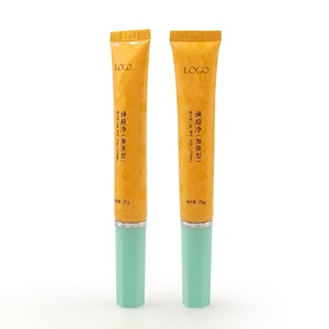 Wholesale Custom Empty Cosmetic Packaging Eye Cream Lotion Squeeze Tube Screw Nozzle Laminated Applicator <b>Massage</b> Tubes Custom - Product Image 3