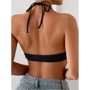 Haut de bikini dos nu personnalisé pour femme, extensible, à nouer, pour la plage et l'été - Product Image 2