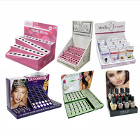 Présentoir de Comptoir en Carton pour Produits de Maquillage Ray Custom : Cils, Rouge à Lèvres et Cosmétiques – Idéal pour l'Exposition