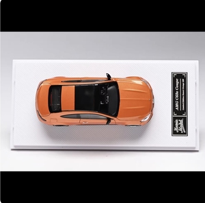 Modelo <span class=keywords><strong>Howie</strong></span> 1:64 Mercedes- C63s AMG W205 Naranja Atardecer, Aleación de Metal Fundido a Presión, Juguete Personalizado, Decoración del Hogar, Regalo, 110V - Product Image 5