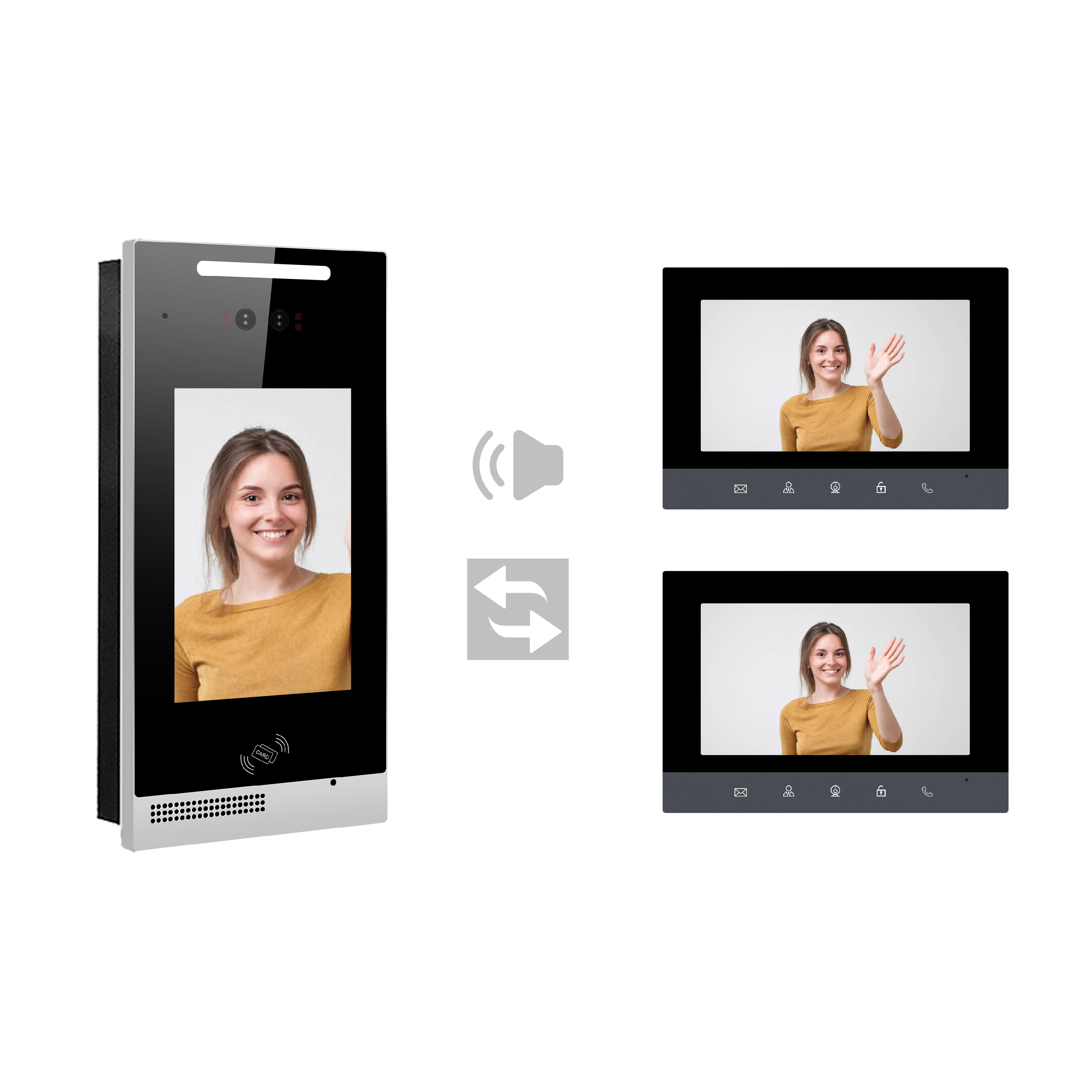 Smart Doorbells Intercom для Building Door, Phone Intercom System, Video Door Phone, Home Security