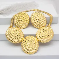 Gold Plated Wheatear Design Jewelry Set, Brazilian Custom