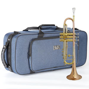 Vente directe d'usine, vente en gros, <span class=keywords><strong>trompette</strong></span> professionnelle <span class=keywords><strong>de</strong></span> haute qualité personnalisable, tonalité Bb - Product Image 6