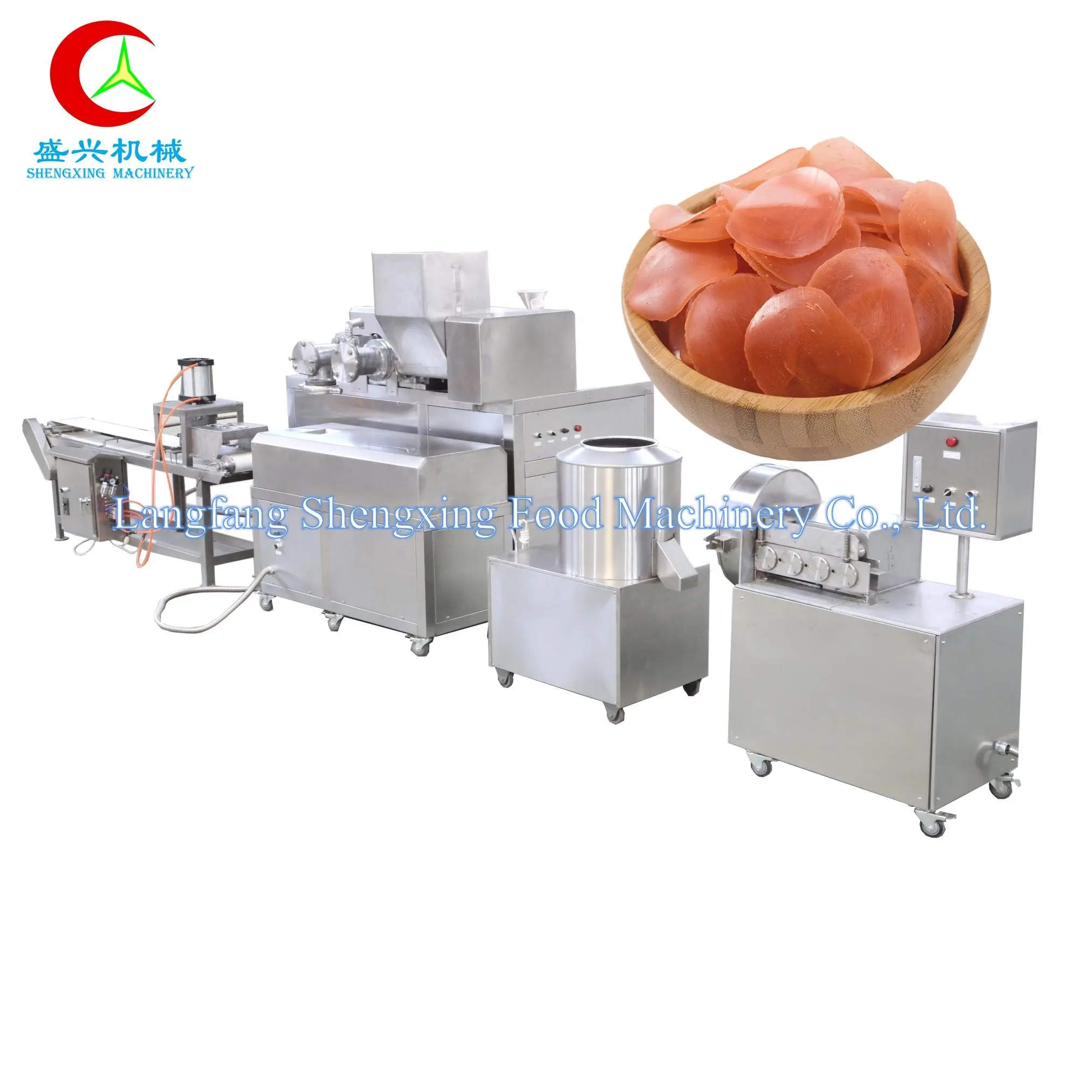 Automatische Snacks farbige Indonesien ungekochte Garnelen cracker machen Maschine Garnelen chips Garnelen cracker Maschinen