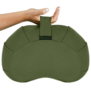 Cojín de Meditación Sedona Zafu en Forma de Media Luna, Relleno de Cáscara de Trigo Sarraceno, Funda 100% Algodón, con Asa de Transporte Resistente - Product Image 6
